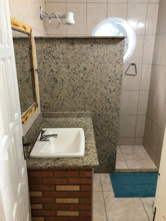 O Mar Hospedagem - Suites Privadas アハイアウ・ド・カボ エクステリア 写真
